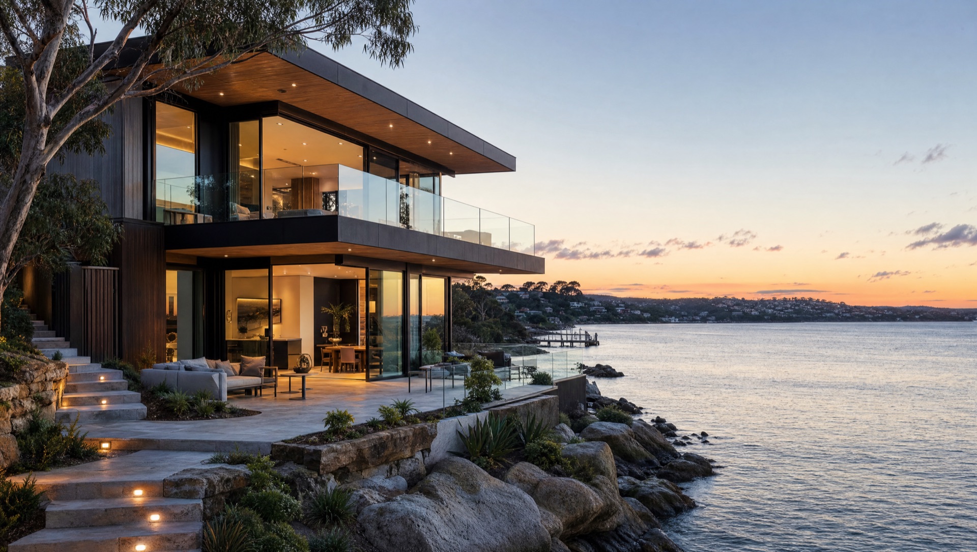 Coastal home staged for open inspection — Unreserved listing